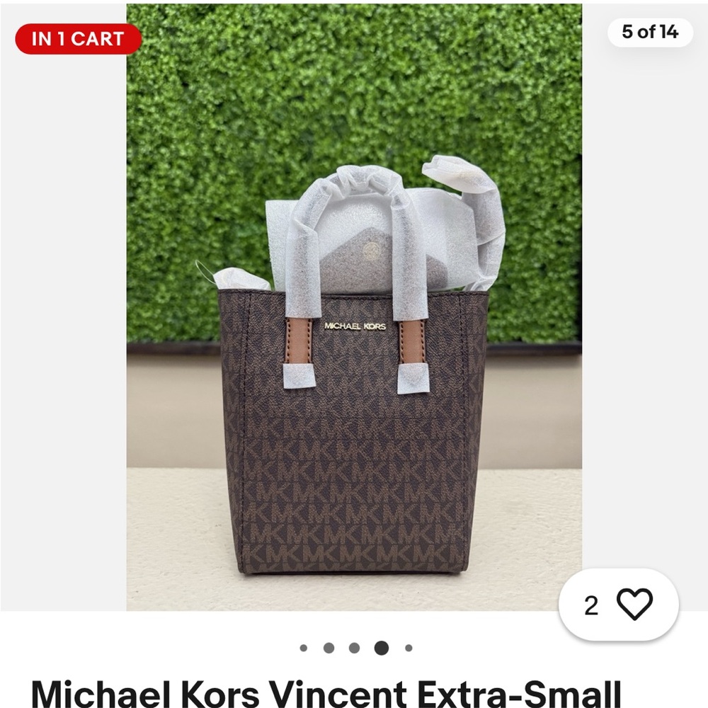Michael Kors Brown Tote Bag - Picture 3 of 5